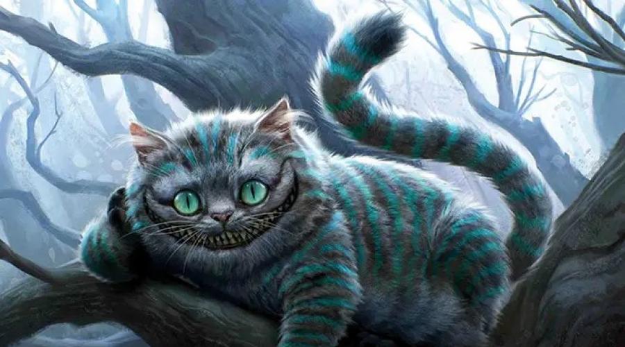 Чеширский кот в хорошем качестве. Загадочный Кот Чеширский. Что означает улыбка Чеширского Кота? Почему кот улыбается